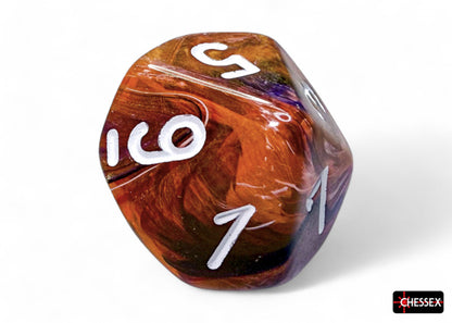 Chessex - CHX 27543 Festive Symphony/white Polyhedral 7-Dice Set (Preorder) - Good Games