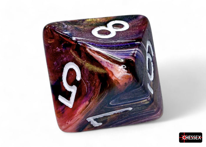 Chessex - CHX 27543 Festive Symphony/white Polyhedral 7-Dice Set (Preorder) - Good Games