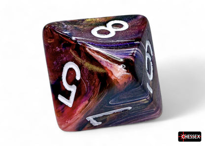 Chessex - CHX 27543 Festive Symphony/white Polyhedral 7-Dice Set (Preorder) - Good Games