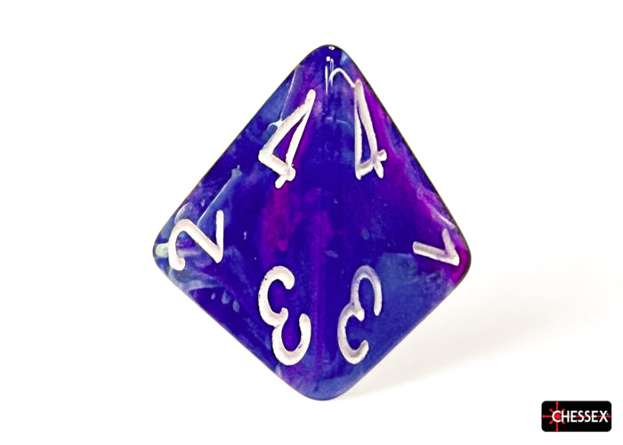 Chessex - CHX 27567 Nebula Aura/white Luminary Polyhedral 7-Dice Set (Preorder) - Good Games