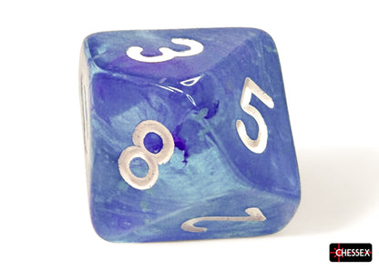 Chessex - CHX 27567 Nebula Aura/white Luminary Polyhedral 7-Dice Set (Preorder) - Good Games