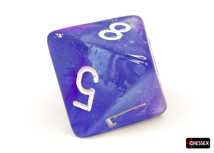 Chessex - CHX 27567 Nebula Aura/white Luminary Polyhedral 7-Dice Set (Preorder) - Good Games
