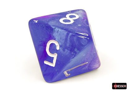 Chessex - CHX 27567 Nebula Aura/white Luminary Polyhedral 7-Dice Set (Preorder) - Good Games
