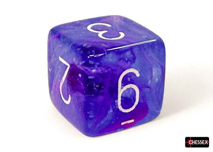 Chessex - CHX 27567 Nebula Aura/white Luminary Polyhedral 7-Dice Set (Preorder) - Good Games
