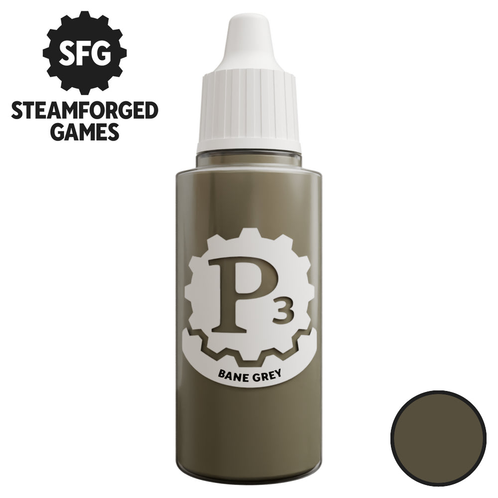 Steamforged Games P3 Paint 18ml - Bane Grey - Good Games