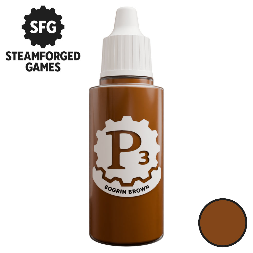 Steamforged Games P3 Paint 18ml - Bogrin Brown - Good Games