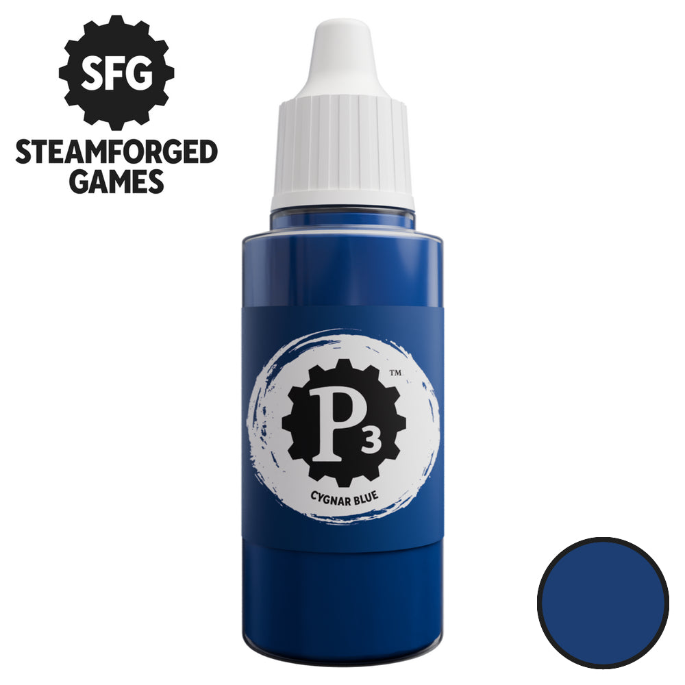 Steamforged Games P3 Paint 18ml - Cygnar Blue - Good Games