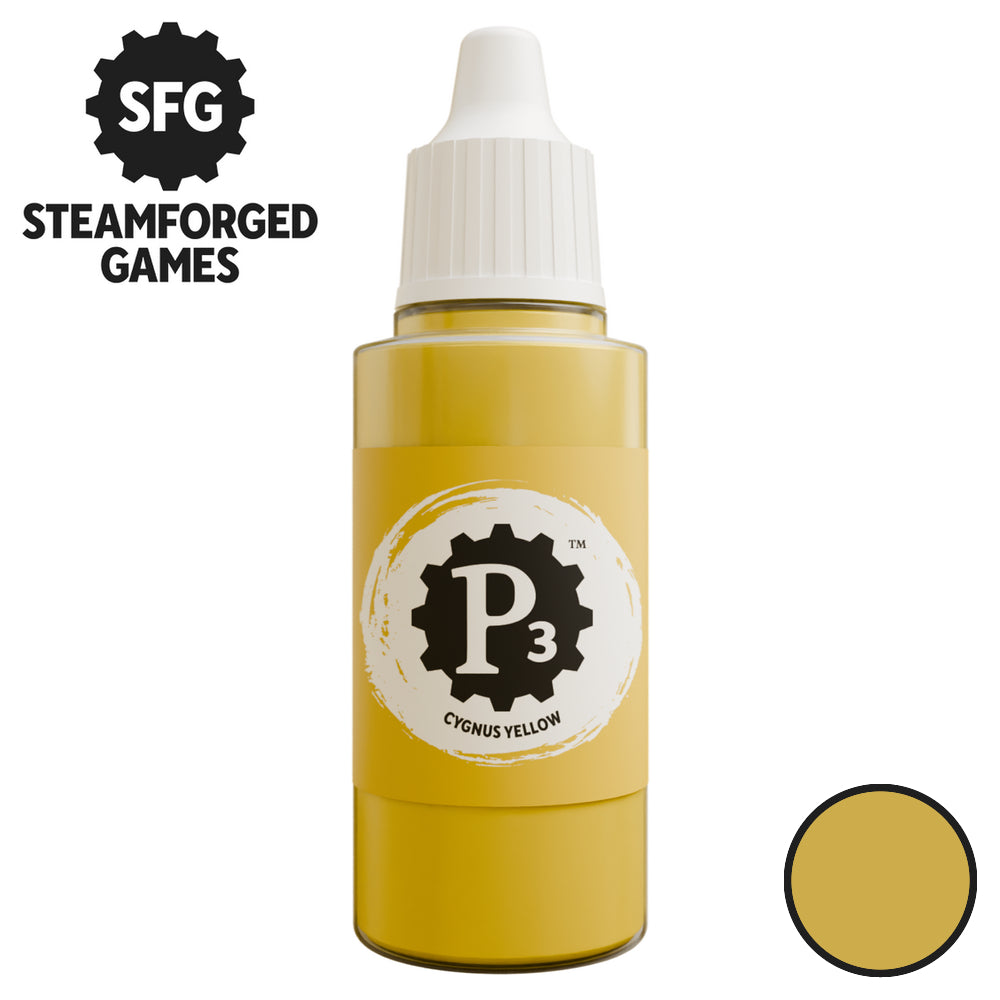 Steamforged Games P3 Paint 18ml - Cygnus Yellow - Good Games
