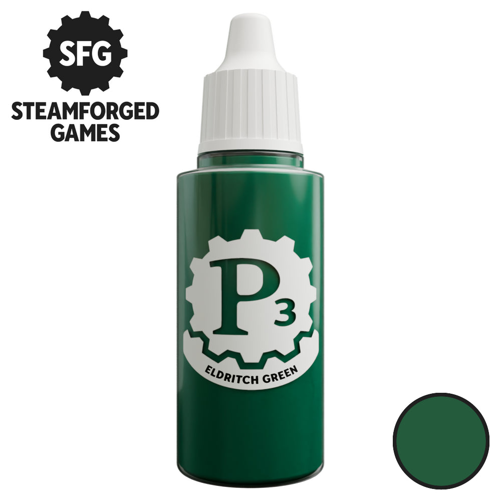 Steamforged Games P3 Paint 18ml - Eldritch Green - Good Games