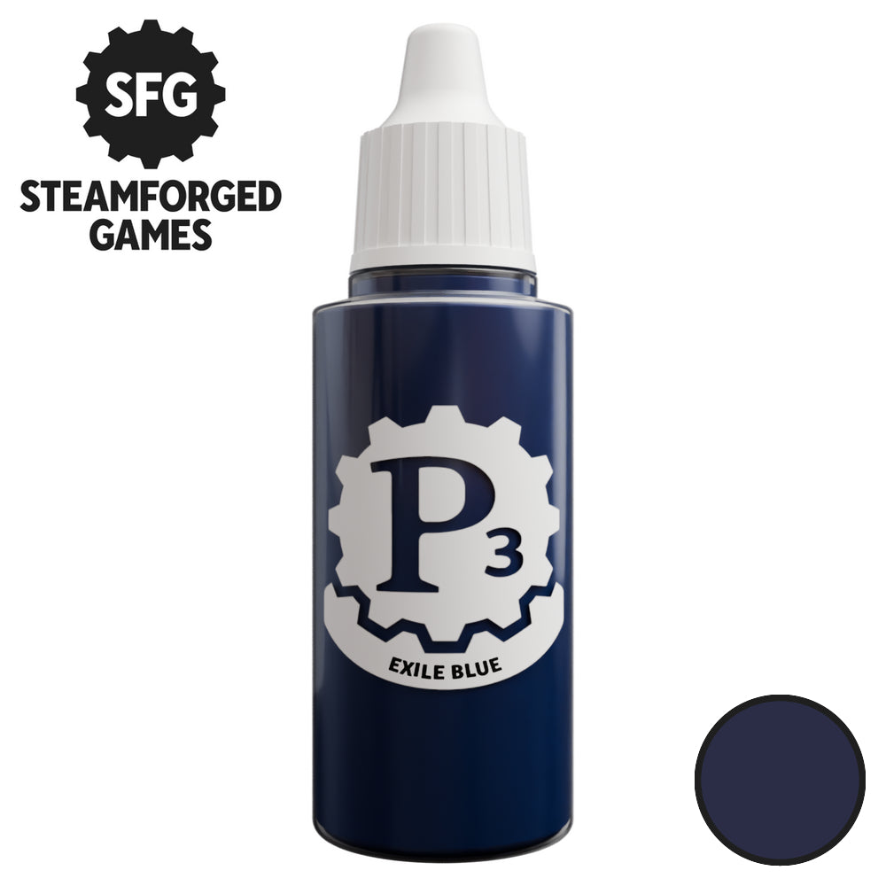Steamforged Games P3 Paint 18ml - Exile Blue - Good Games
