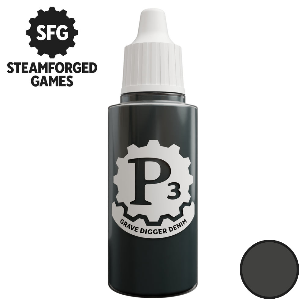 Steamforged Games P3 Paint 18ml - Gravedigger Denim - Good Games