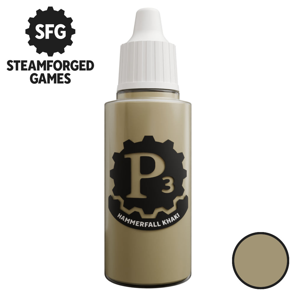 Steamforged Games P3 Paint 18ml - Hammerfall Khaki - Good Games