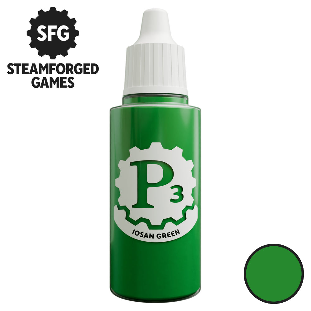 Steamforged Games P3 Paint - Iosan Green 18ml - Good Games