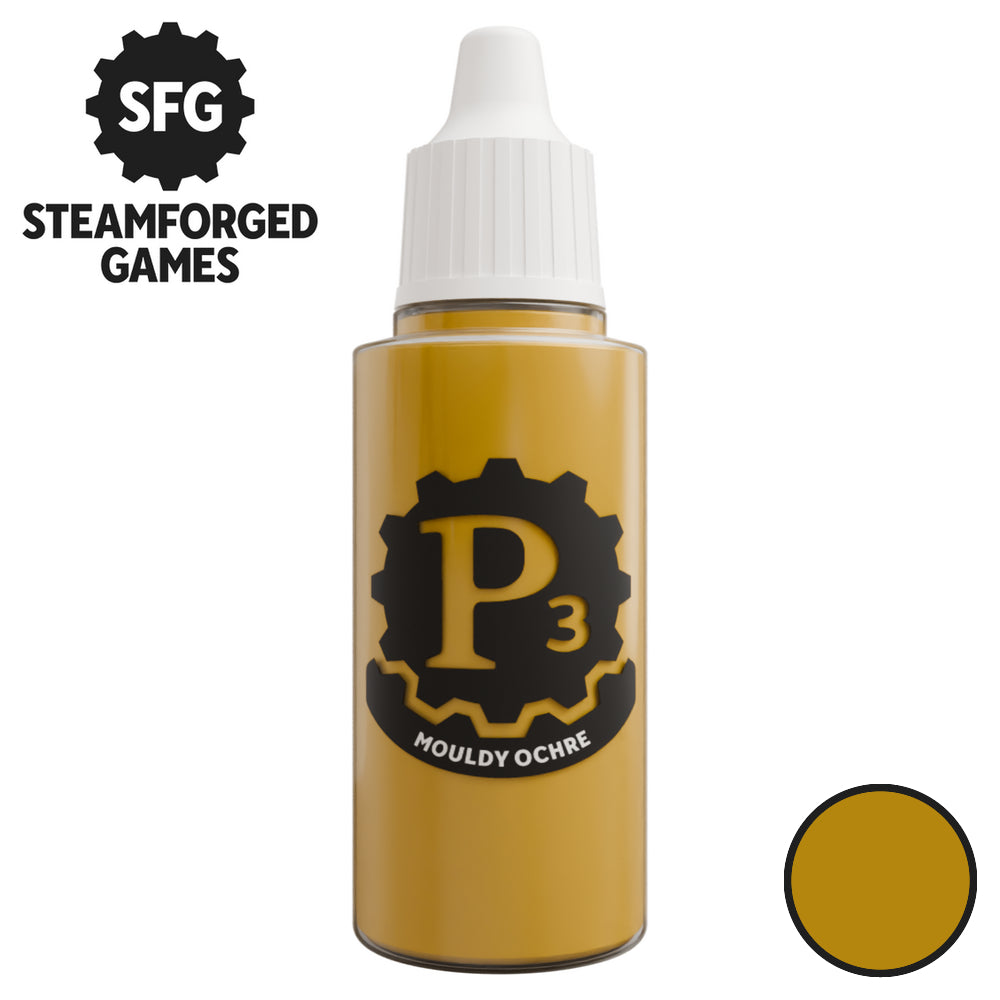 Steamforged Games P3 Paint 18ml - Mouldy Ochre - Good Games