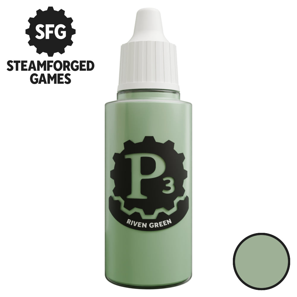 Steamforged Games P3 Paint 18ml - Riven Green - Good Games
