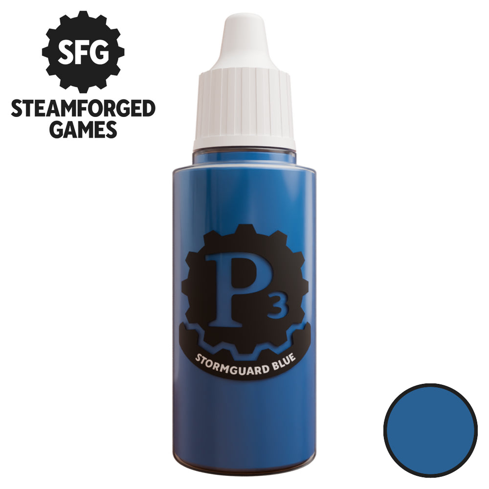 Steamforged Games P3 Paint - Stormguard Blue 18ml - Good Games