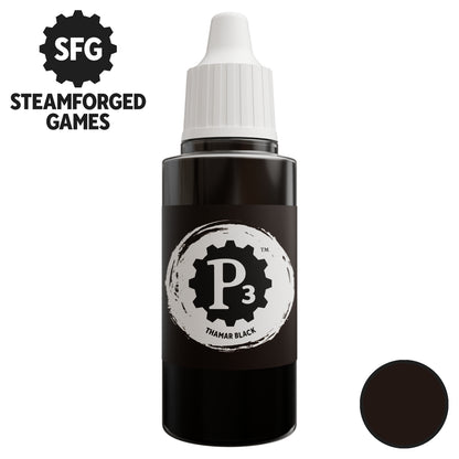 Steamforged Games P3 Paint - Thamar Black 18ml - Good Games