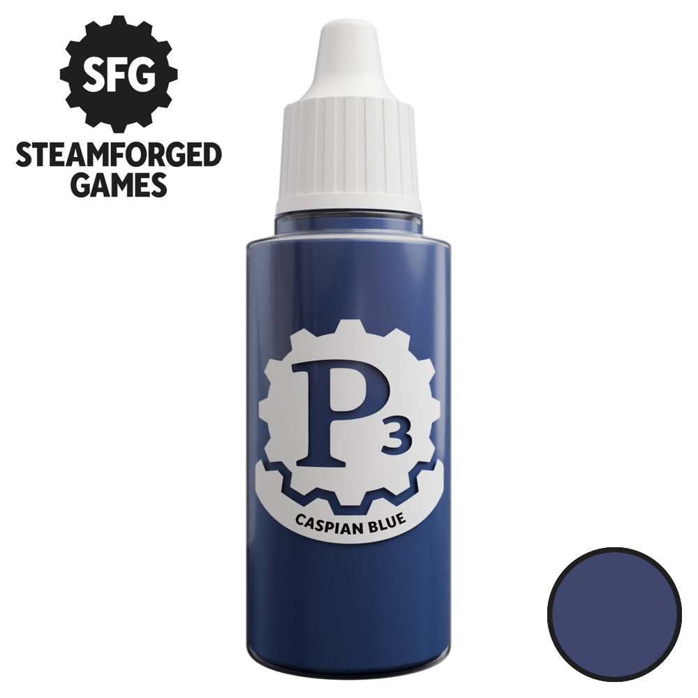 Steamforged Games P3 Paint - Caspian Blue 18ml - Good Games