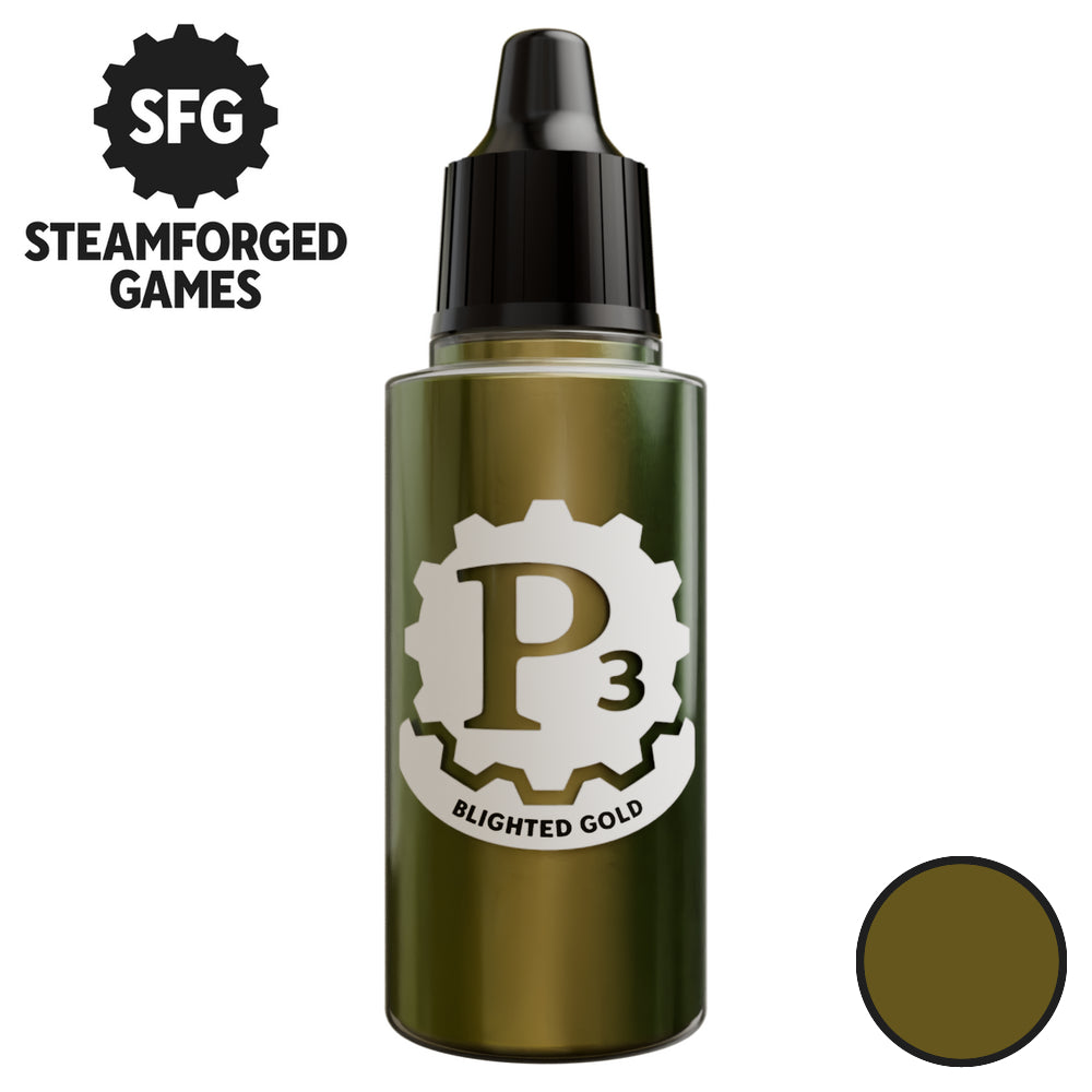 Steamforged Games P3 Paint - Metallics - Blighted Gold 18ml - Good Games
