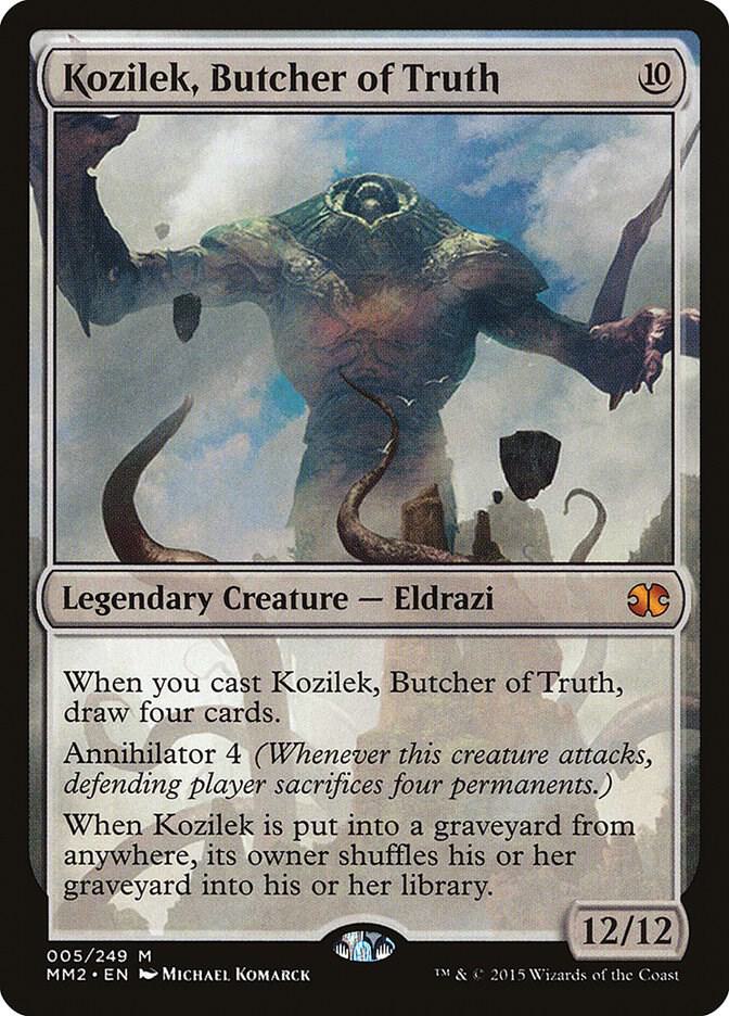 Kozilek, Butcher of Truth 5/249 (Modern Masters 2015) 