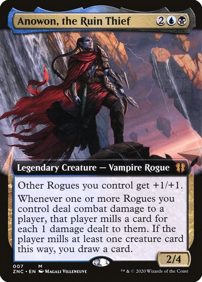 Anowon, the Ruin Thief 7/142 (Commander: Zendikar Rising)  - Extended Art