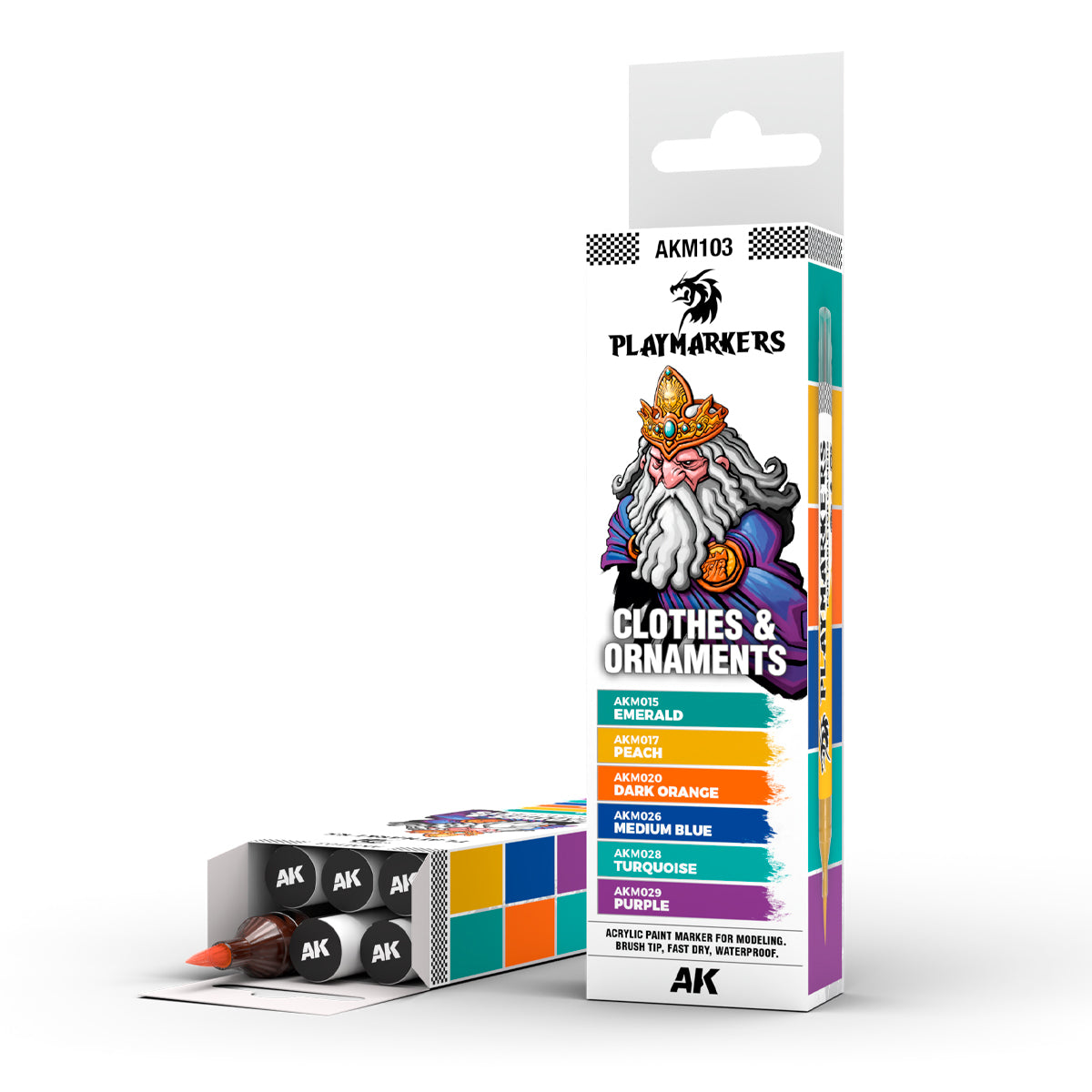 AK Interactive - Playmarkers - Sets - Clothes & Ornaments (Preorder) - Good Games