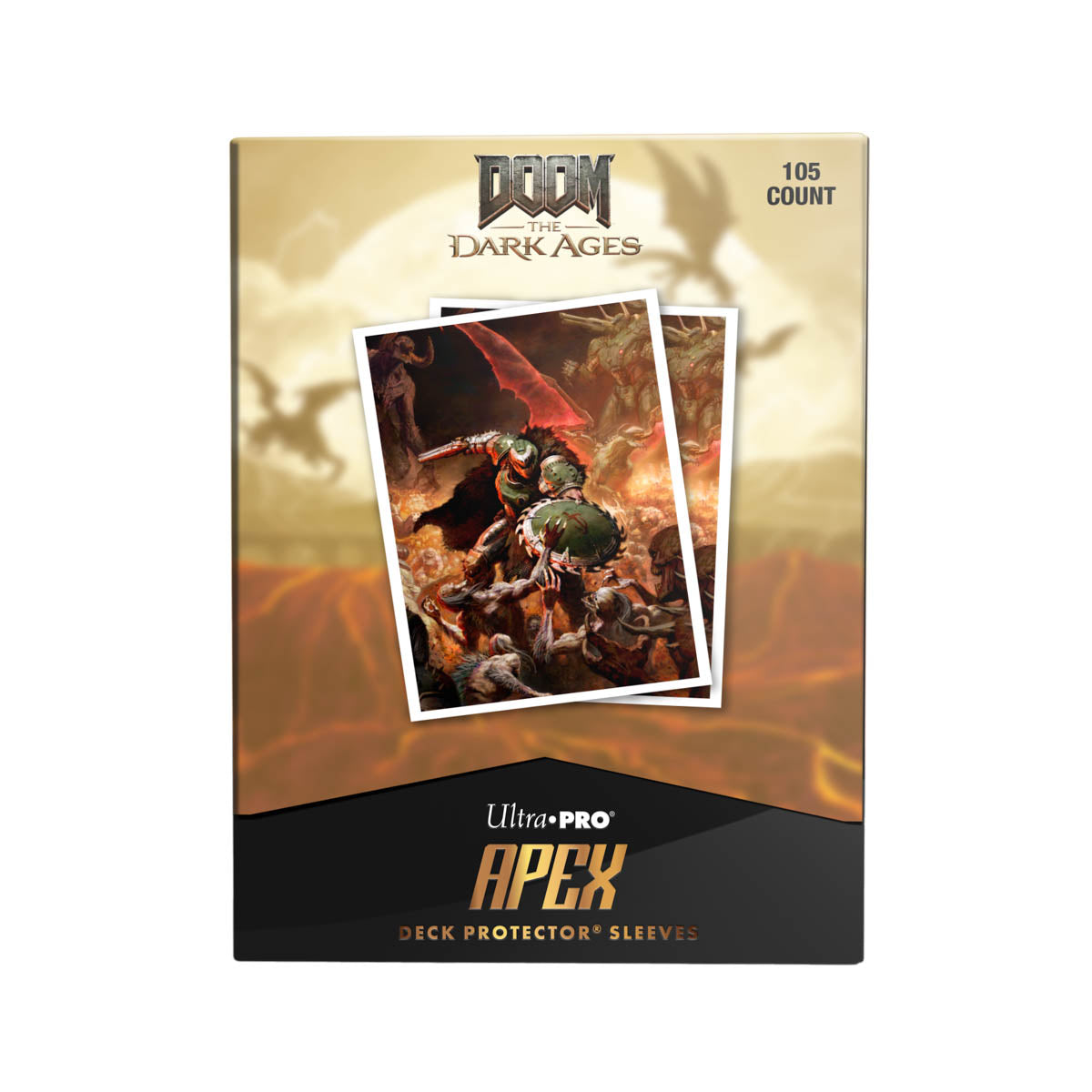 Ultra Pro: DOOM 105ct Apex Deck Protector Sleeves 1 (UP16614) (Preorder)
