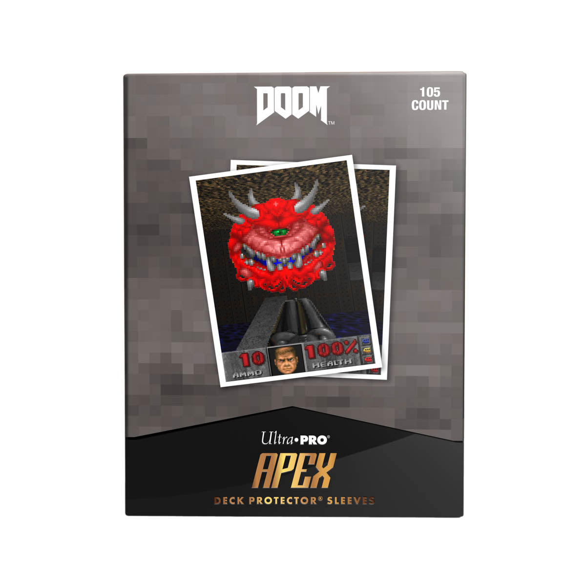 Ultra Pro: DOOM 105ct Apex Deck Protector Sleeves Cacodemon (UP16621) (Preorder)