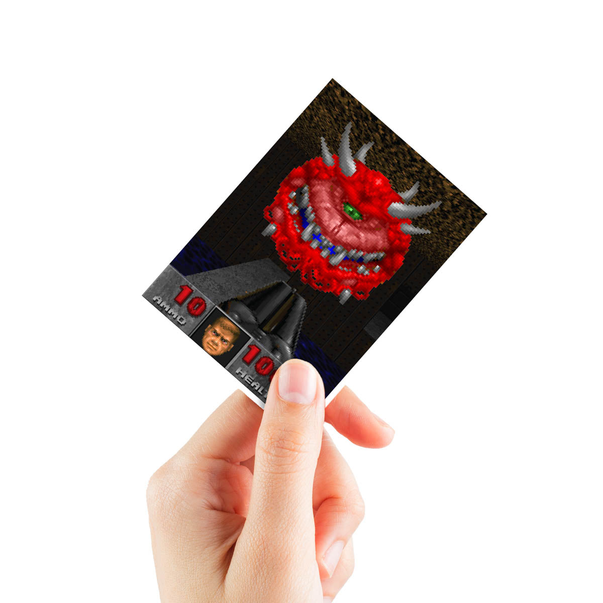 Ultra Pro: DOOM 105ct Apex Deck Protector Sleeves Cacodemon (UP16621) (Preorder)