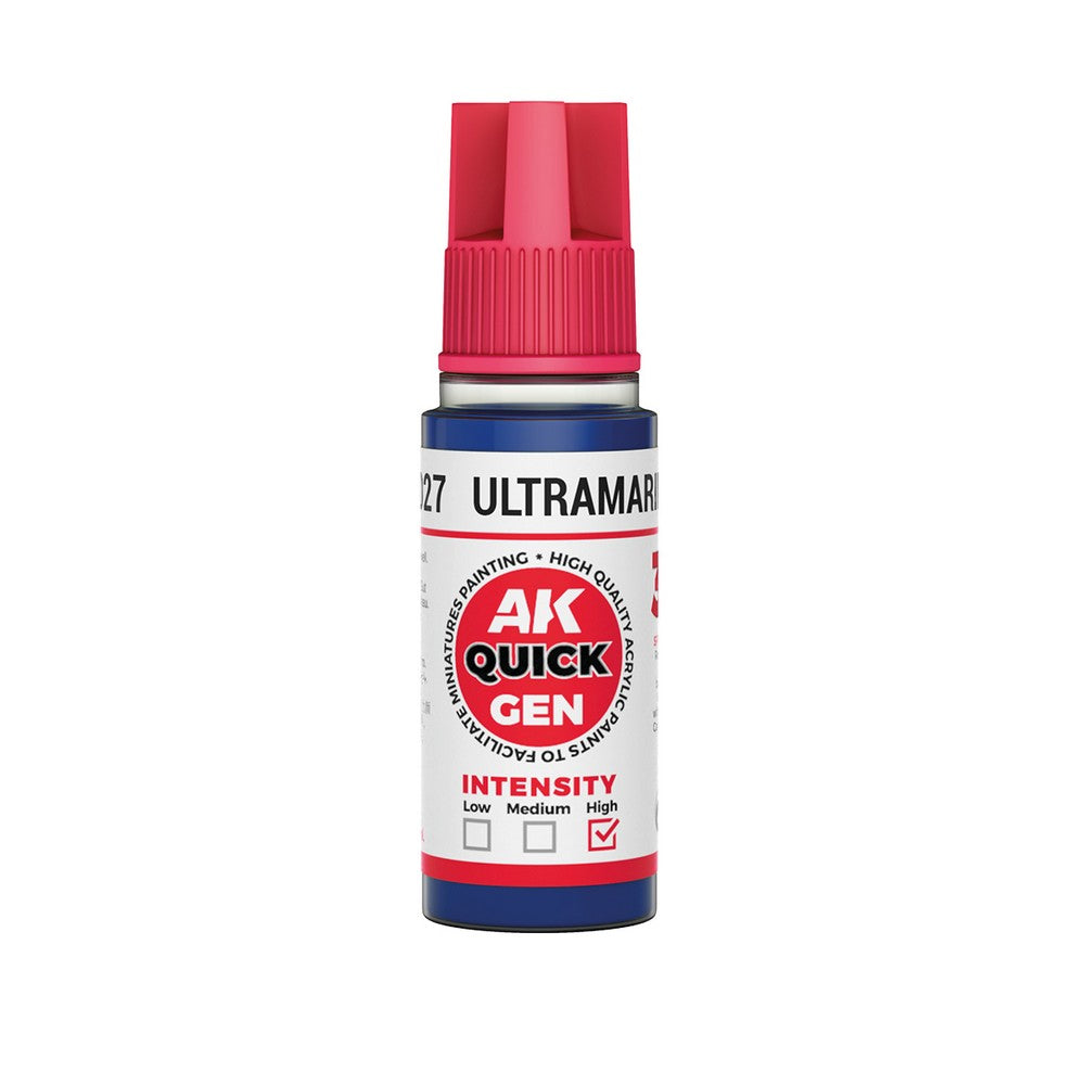 AK Interactive - Quick Gen - Ultramarine Blue 18ml