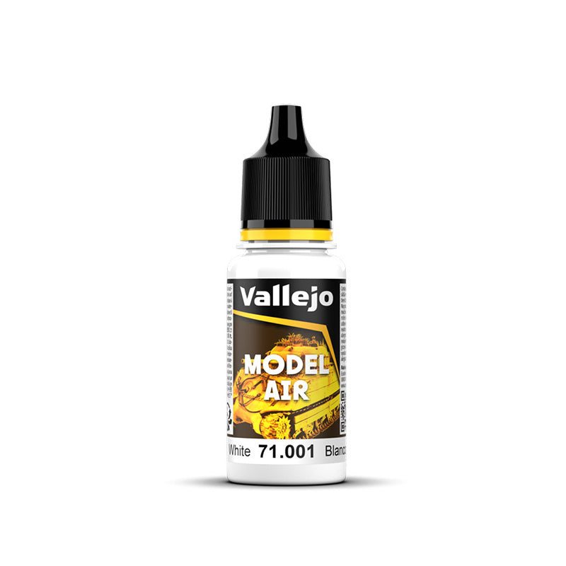 Vallejo Model Air Acrylic Paint 18ml - White - Good Games