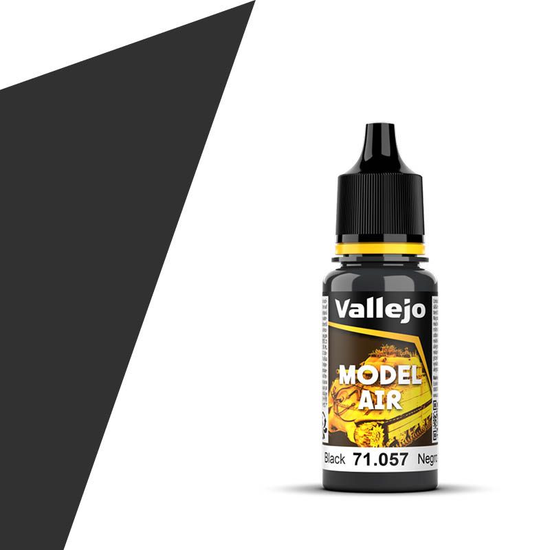 Vallejo Model Air Colour 18ml - Black - Good Games