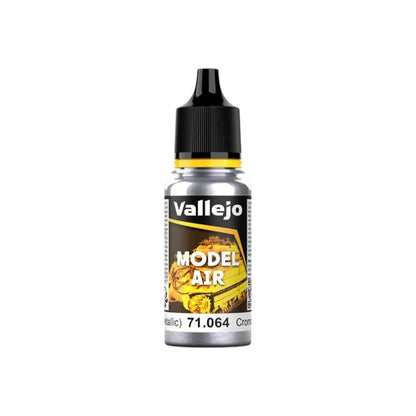 Vallejo Model Air Matt Acrylic Colour 18ml - Chrome - Good Games