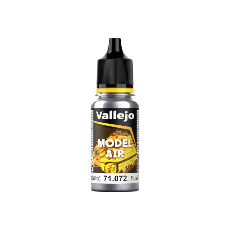 Vallejo Model Air Acrylic Airbrush Paint 18ml - Gun Metal - Good Games