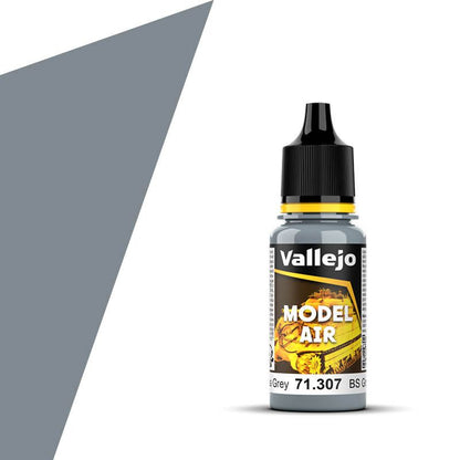 Vallejo Model Air Matt Acrylic Colour 18ml - BS Medium Sea Grey - Good Games
