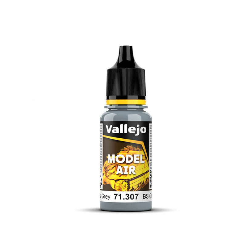 Vallejo Model Air Matt Acrylic Colour 18ml - BS Medium Sea Grey - Good Games