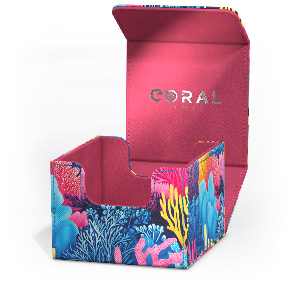 Ultimate Guard: Deck Box – XenoSkin Sidewinder 133+ – 2025 Exclusive: Coral Places - Coral Garden