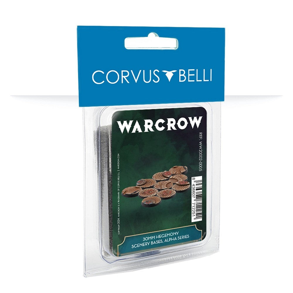 Warcrow: Bases - 30mm Hegemony Scenery Bases - Alpha Series