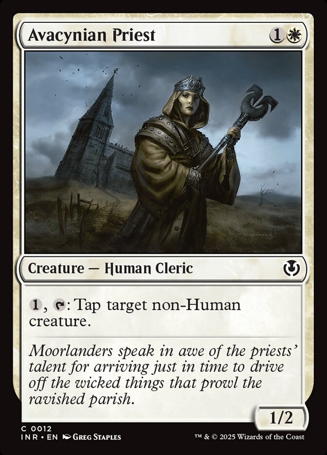 Avacynian Priest 12 (Innistrad Remastered)  - Foil