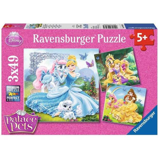 Ravensburger Disney Belle Cinderella Rapunzel - 3x49 Piece Jigsaw - Good Games