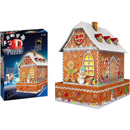 Ravensburger - Ginger Bread House Night Edition 216 Piece Puzzle - Good Games