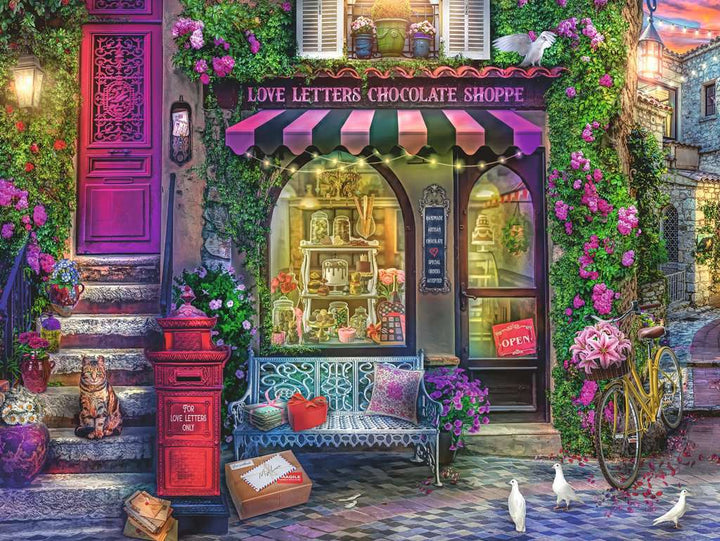 Ravensburger - Love Letters Chocolate Shop - 1500 Piece Jigsaw - Good Games