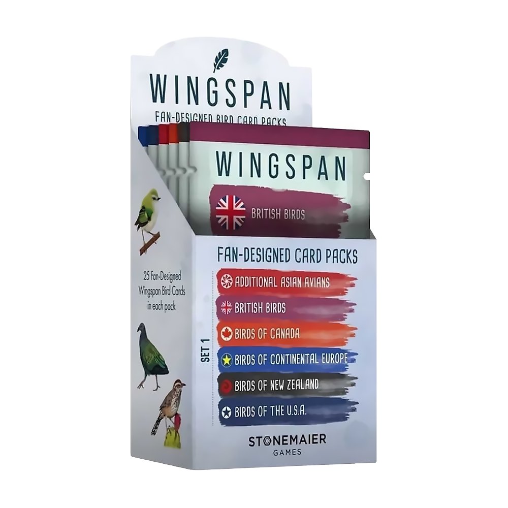 Wingspan Fan-Designed Packs (Set 1) - Display