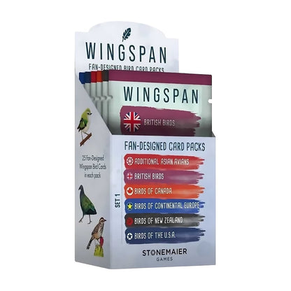 Wingspan Fan-Designed Packs (Set 1) - Display