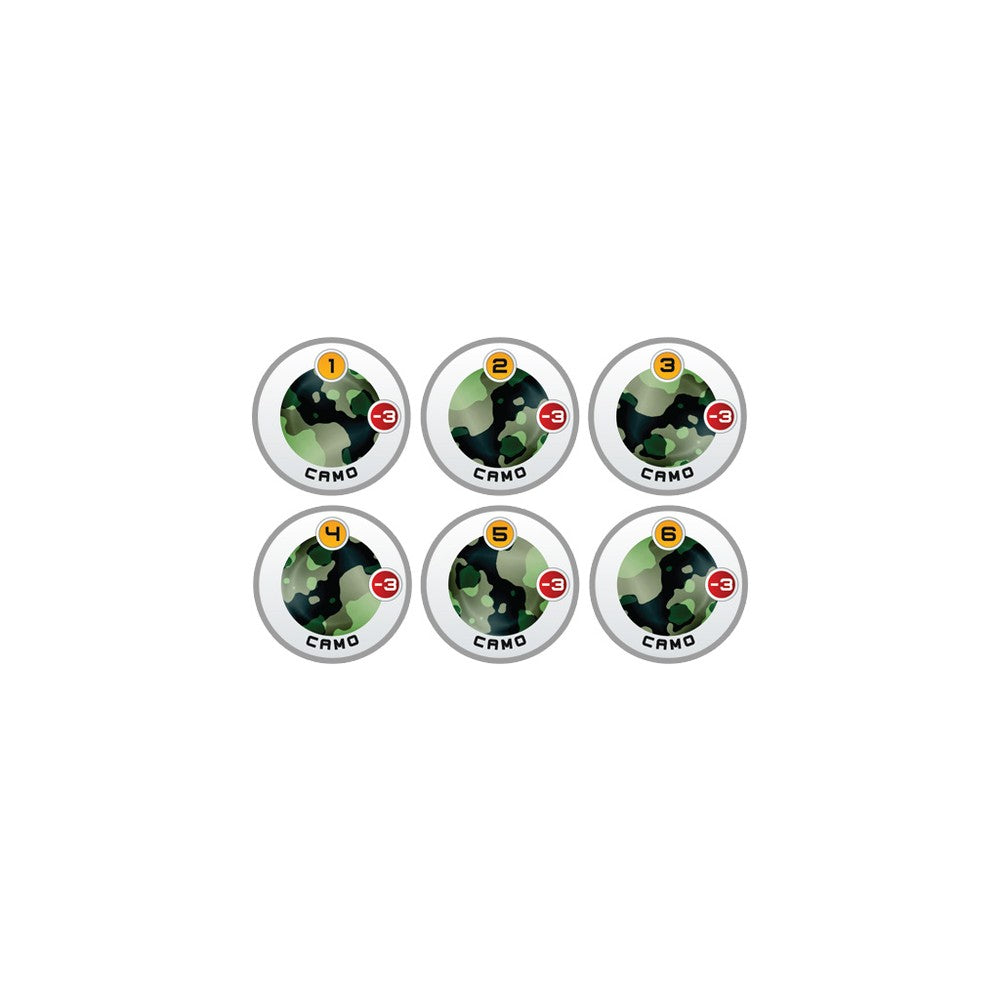 Micro Art Studio - Infinity Token Sets - N4 Infinity Tokens Camouflage -3 - 6 Pieces