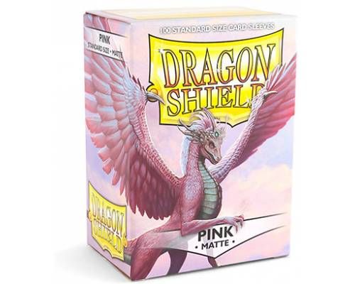Dragon Shield - Standard Matte Sleeves (100) - Pink