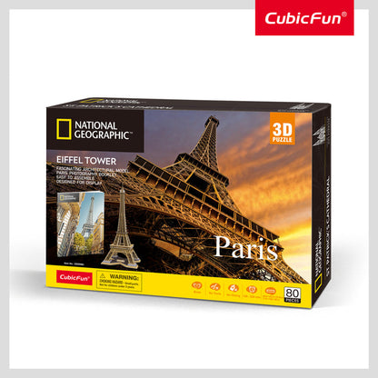 National Geographic Eiffel Tower 3D Puzzle - Good Games