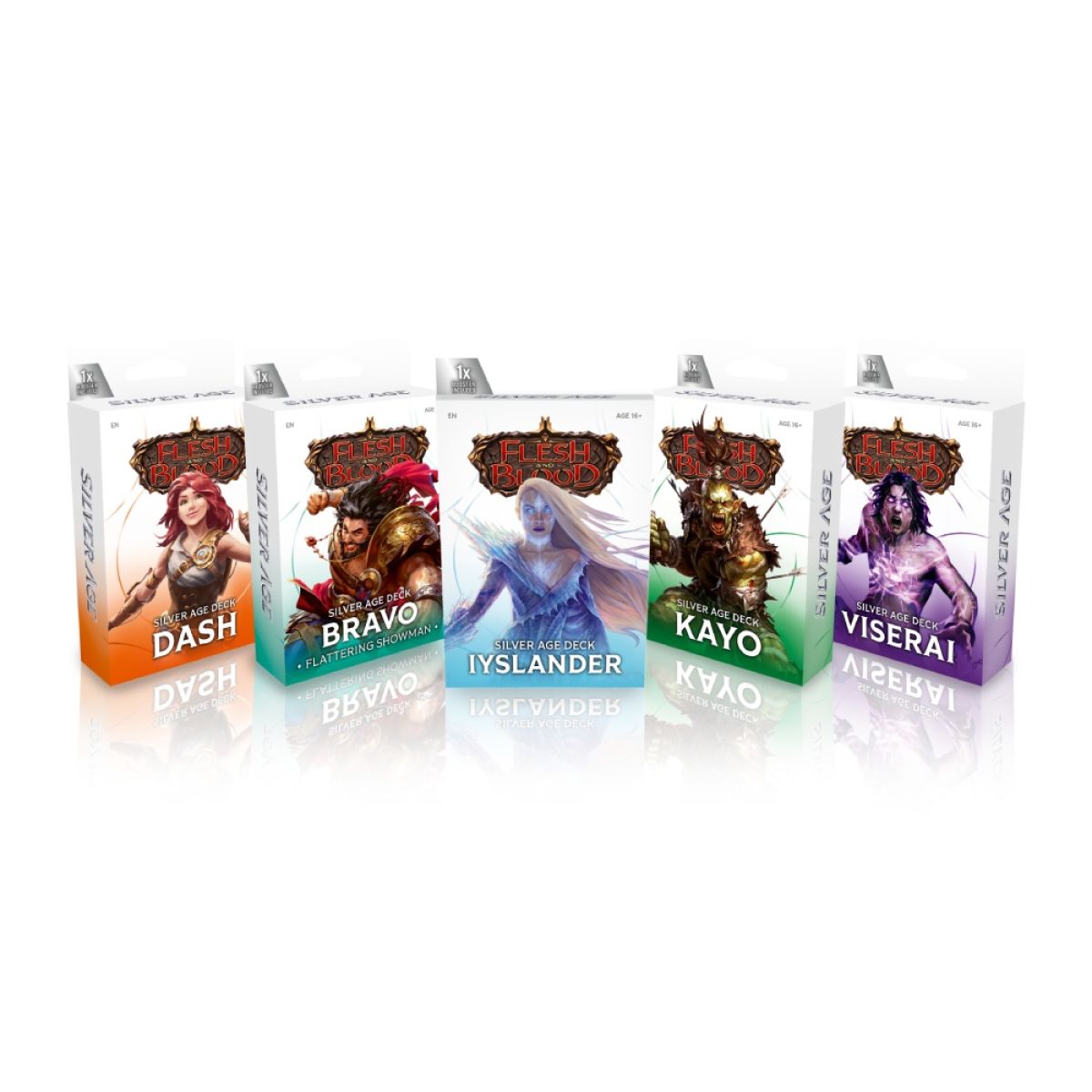 Flesh and Blood - Silver Age Chapter 1 Deck Display - Preorder