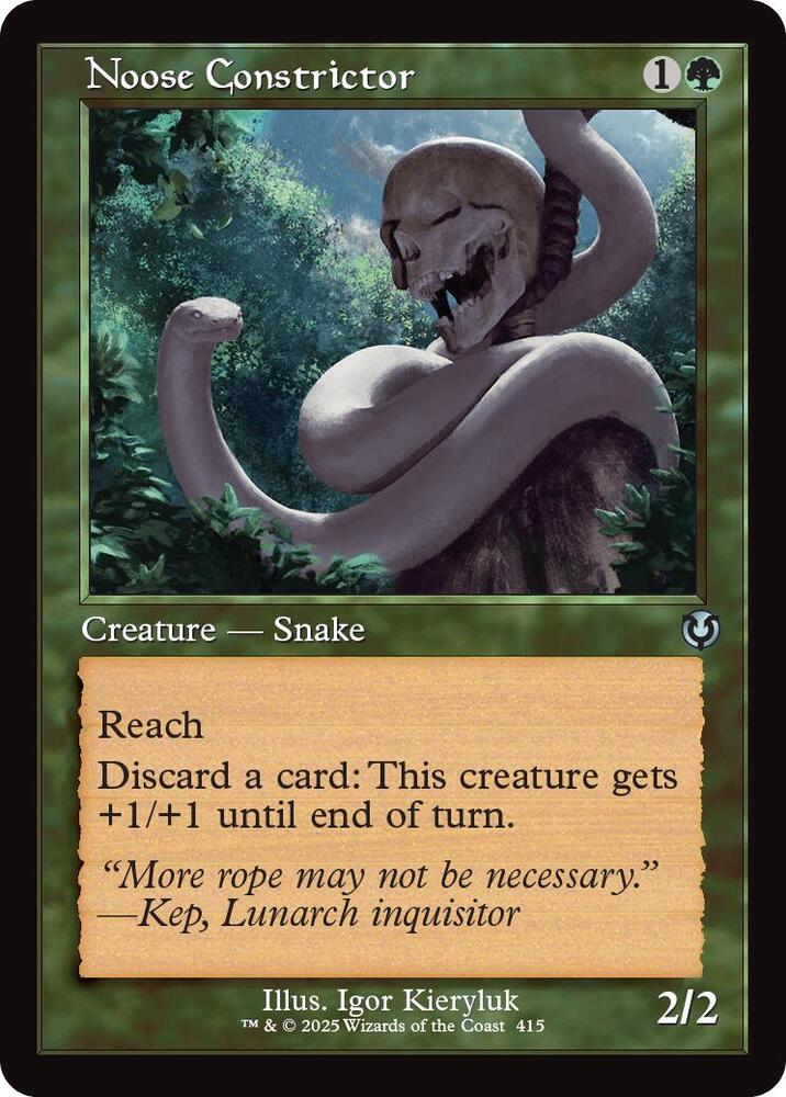 Noose Constrictor 415/287 (Innistrad Remastered)  - Retro