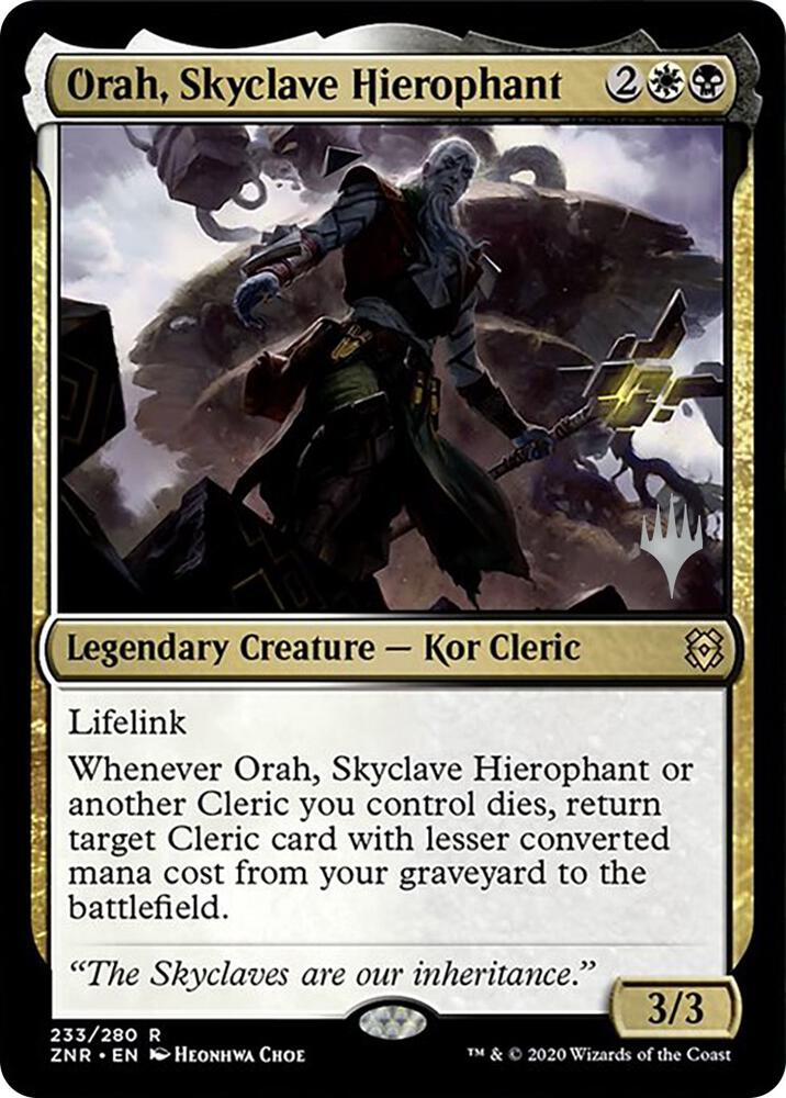 Orah Skyclave Hierophant 233p/169 (Promo Pack: Zendikar Rising)  - Foil